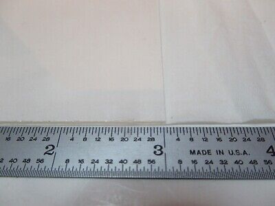 OPTICAL GLASS PLATE 3" X 3" LASER OPTICS AS PICTURED &FT-5-106