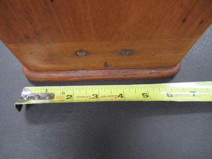 EMPTY WOOD CABINET for ANTIQUE KORITSKA MILANO MICROSCOPE PART AS PICTURED &LOB