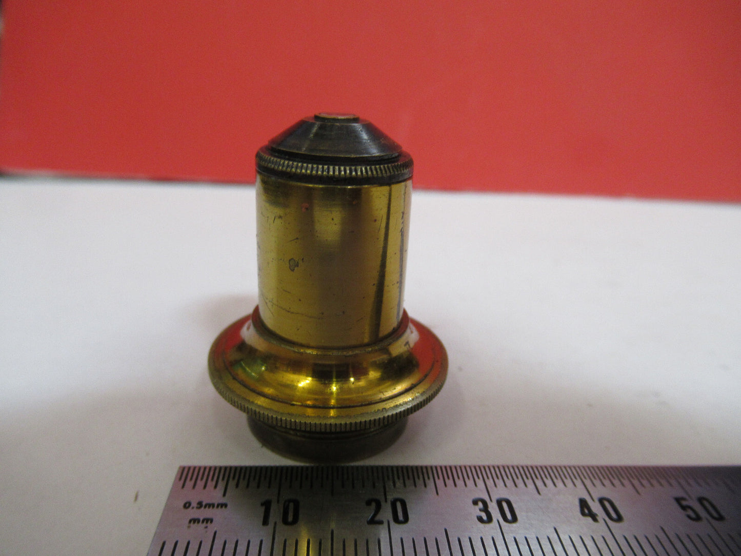 ANTIQUE BRASS WATSON LENS OBJECTIVE MICROSCOPE AS PICTURED &F8-A-77