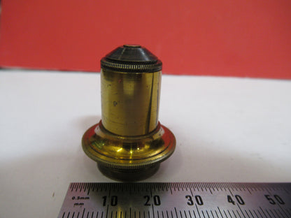 ANTIQUE BRASS WATSON LENS OBJECTIVE MICROSCOPE AS PICTURED &F8-A-77