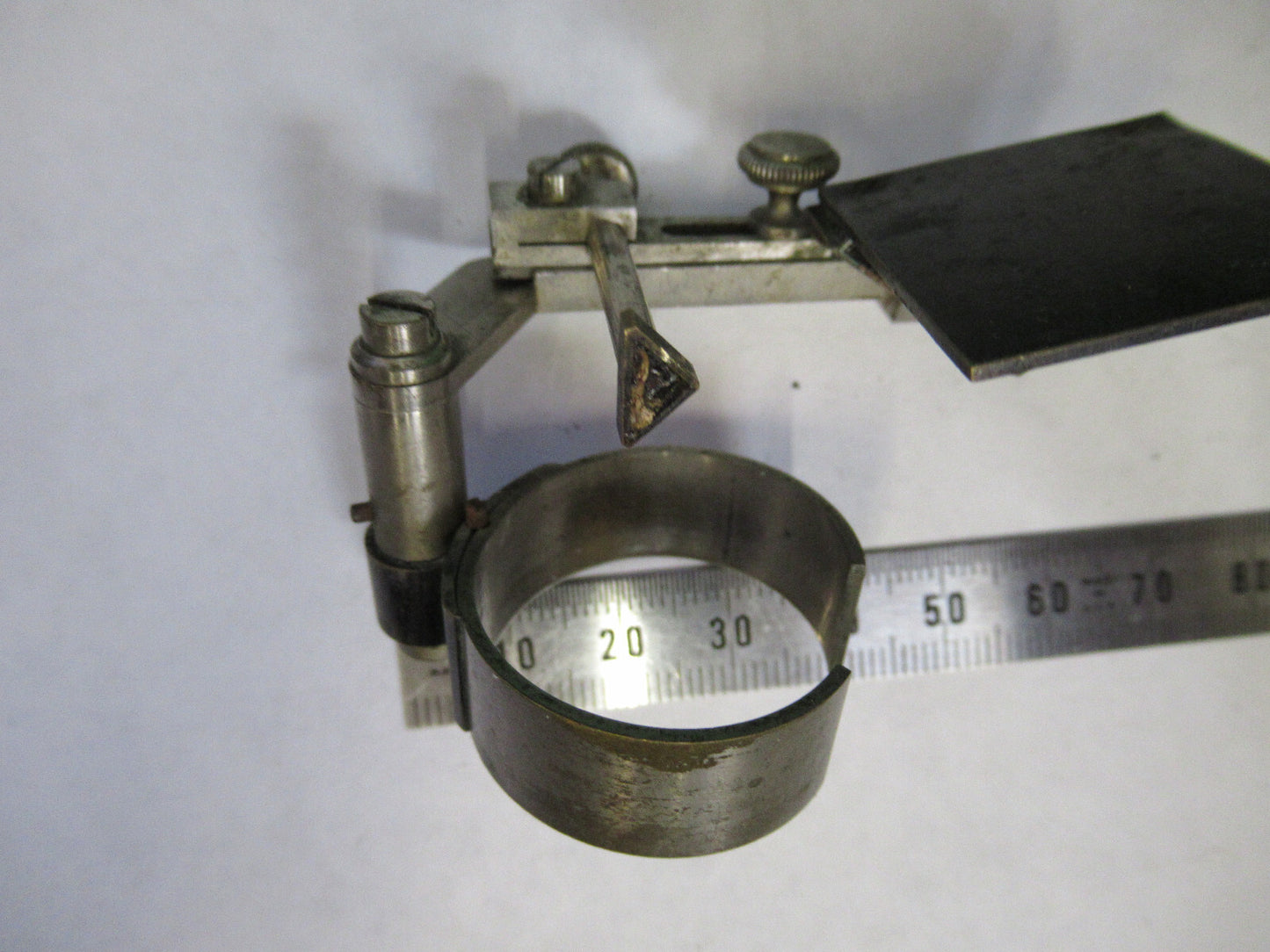 ANTIQUE NACHET PARIS OCULAR PRISM HOLDER MICROSCOPE PART AS PICTURED X2-A-29