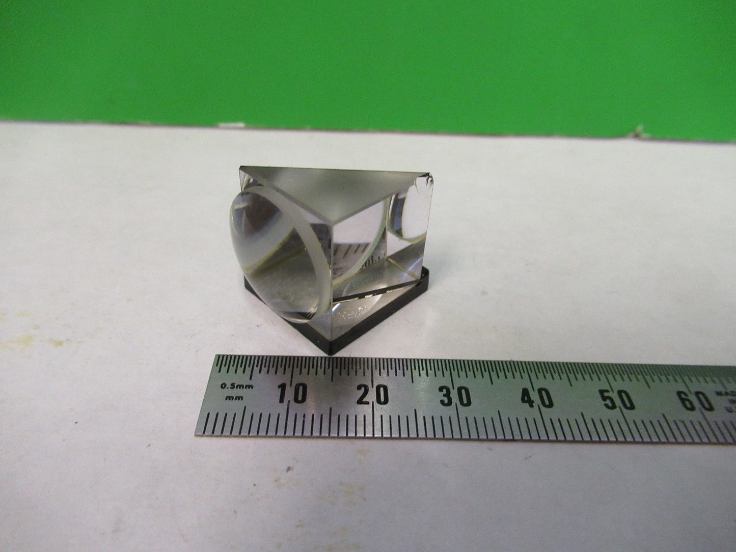 ZEISS GERMANY GLASS PRISM OPTICS MICROSCOPE PART AS PICTURED V8-B-15