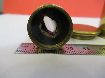 Antique Watson UK England Nicols Polarizer 1860's Microscope Prism AS Pic