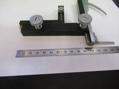 UNIVERSAL STAGE CLIPS XY WORKS FINE MICROSCOPE PART AS PICTURED T4-B-37