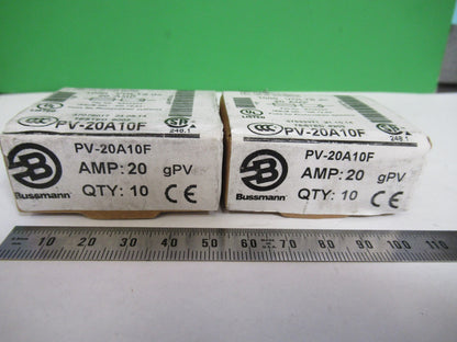LOT 20 pcs PV-20A10F FUSES 1000 VOLTS 20 AMPS AS PICTURED T6-B-15