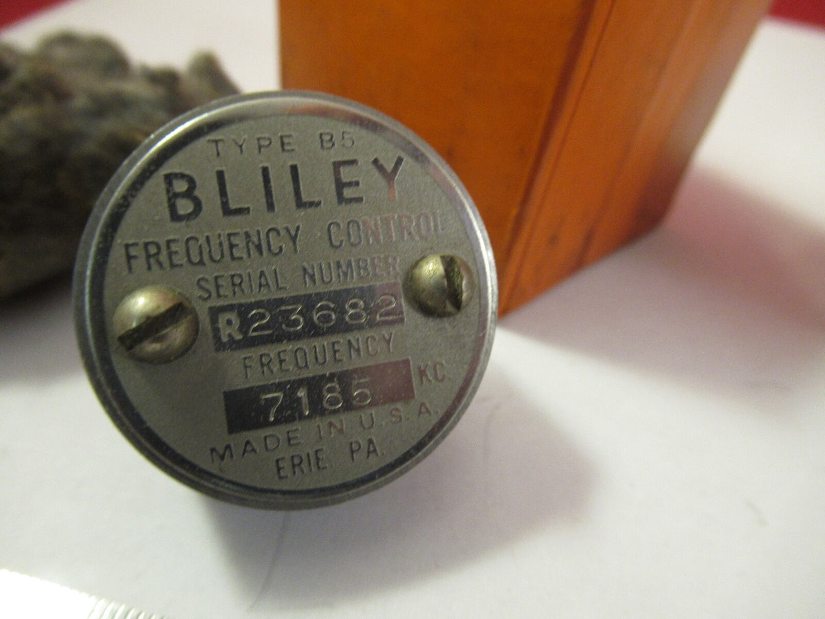 Antique Bliley Electric Co. B5 Radio Quartz Crystal Frequency Control