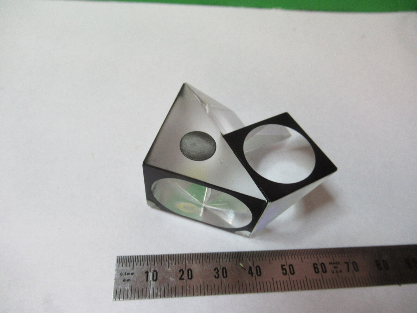 WILD HEERBRUGG SWISS GLASS PRISM ASSEMBLY MICROSCOPE PART AS PICTURED G5-A-02