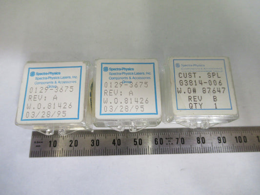 LOT OPTICAL SPECTRA PHYSICS COATED LENS PHOTONICS OPTICS as pictured T3-B-42