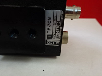 Microscope Part Inspection Camera Pulnix TM-7CN Cosmicar Lens