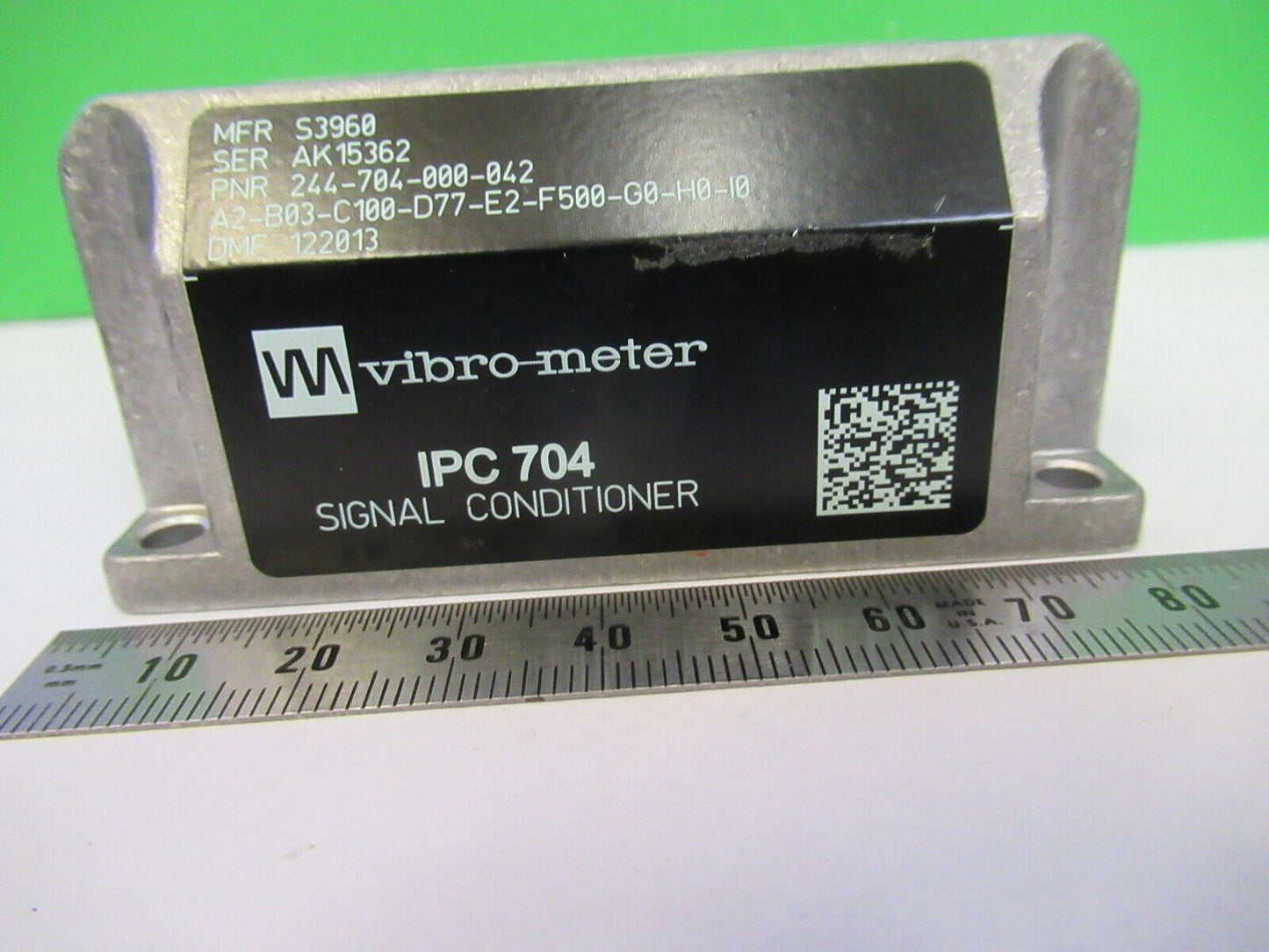 MEGGITT VIBRO-METER IPC704 244-704-000-042 AMP MODULE for ACCEL 5-B-17