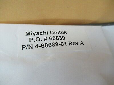 OPTICAL MIYACHI UNITEK LENS 4-60689 CX-CC PRO LASER OPTICS AS PICTURED &F3-A-42