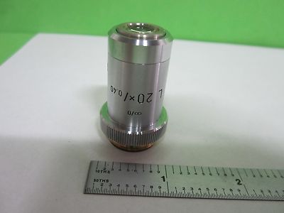 Microscope Objective Ernst Leitz L20X Germany Infinity Optics