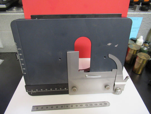 LEICA LEITZ GERMANY DMRB XY STAGE TABLE MICROSCOPE PART AS PICTURED T5-A-04