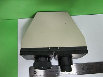 MICROSCOPE PART OLYMPUS JAPAN BINOCULAR HEAD OPTICS AS IS BIN#65-17