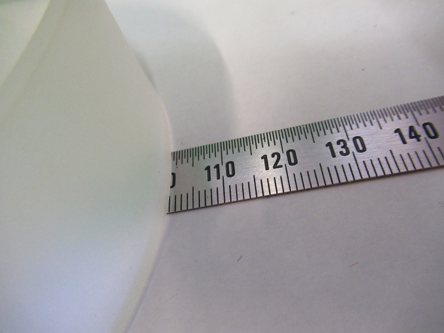 HUGE OPTICAL PLANO CONCAVE THICK GLASS MIL SPEC OPTICS AS PICTURED V3-A-13