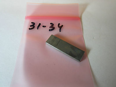 WEBBER STANDARD GAGE 0.1008" BLOCK AS IS BIN#31-34