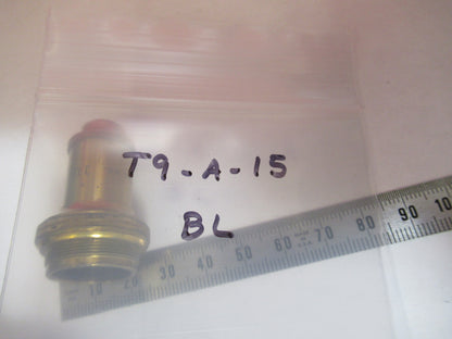 ANTIQUE BRASS BAUSCH LOMB LENS OBJECTIVE MICROSCOPE PART AS PICTURED T9-A-15