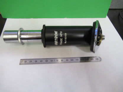 UNITRON MPH JAPAN TUBUS QUAD NOSEPIECE MICROSCOPE PART AS PICTURED U8-A-14