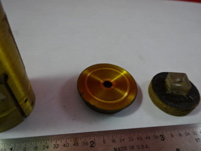 Antique Brass Portable Seeds Microscope Vintage Part AS IS