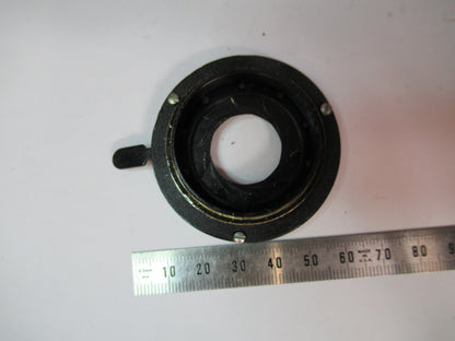 BAUSCH LOMB ANTIQUE DIAPHRAGM IRIS BRASS MICROSCOPE PART AS PICTURED  S3-B-91