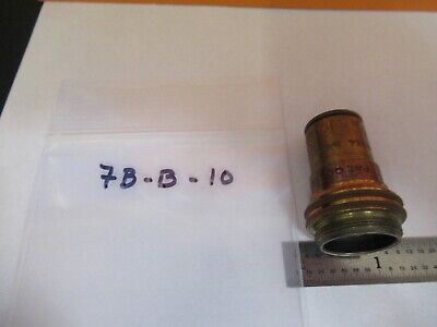 ANTIQUE BAUSCH LOMB 97X 1.9mm OBJECTIVE MICROSCOPE PART AS PICTURED &7B-B-10