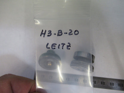 ERNST LEITZ GERMANY SET OF KNOBS ANTIQUE MICROSCOPE PART as pic H3-B-20