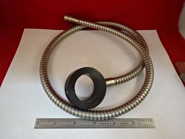 MICROSCOPE PART OPTICAL FIBER GLASS LIGHT GUIDE ILLUMINATOR OPTICS AS IS #IL6-04