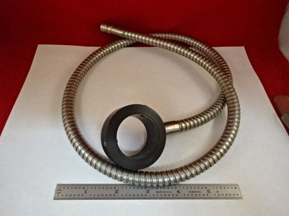 MICROSCOPE PART OPTICAL FIBER GLASS LIGHT GUIDE ILLUMINATOR OPTICS AS IS #IL6-04