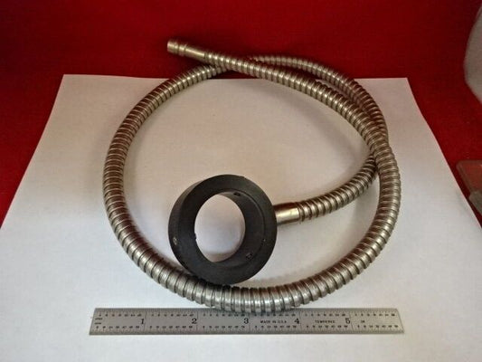 MICROSCOPE PART OPTICAL FIBER GLASS LIGHT GUIDE ILLUMINATOR OPTICS AS IS #IL6-04