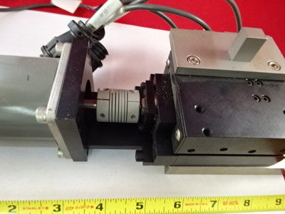 HUGE MICROSCOPE PART MOTORIZED POSITIONING STAGE TABLE for OPTICS AS IS BN#74-02