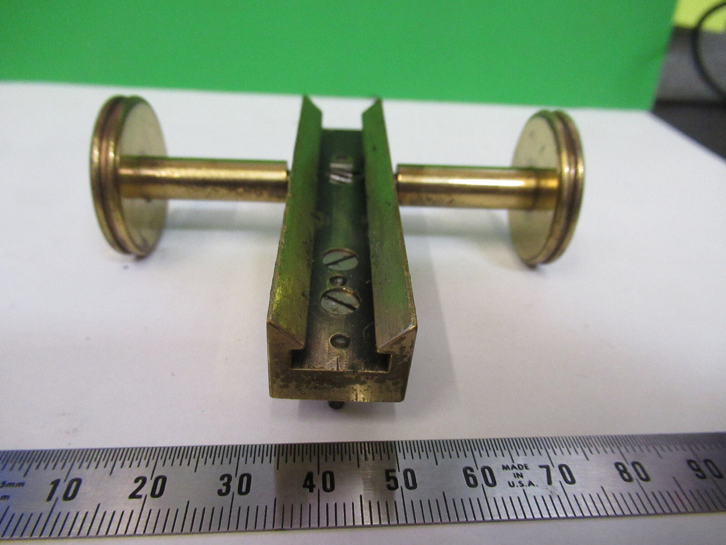 Bausch & Lomb Antique Brass Tubus Holder Microscope Part