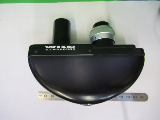 WILD HEERBRUGG SWISS binocular head MICROSCOPE PART AS PICTURED w4-b-09