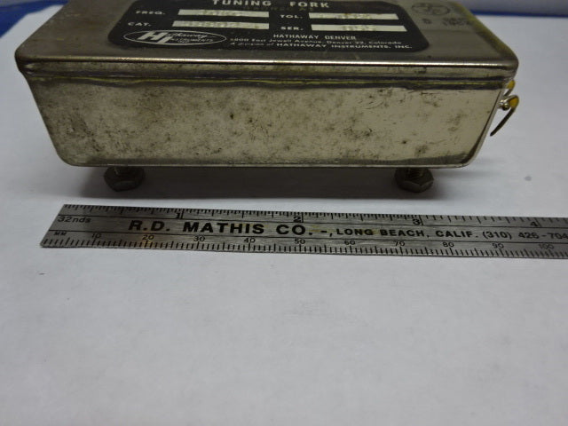 TUNING FORK HATHAWAY INSTRUMENT 10 KC FREQUENCY CONTROL AS IS #84-59