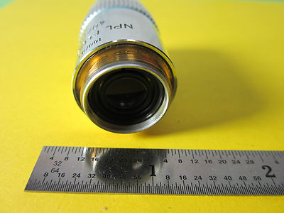 OPTICAL MICROSCOPE OBJECTIVE FLUOTAR 40X NPL LEITZ WETZLAR GERMANY OPTICS #26-23
