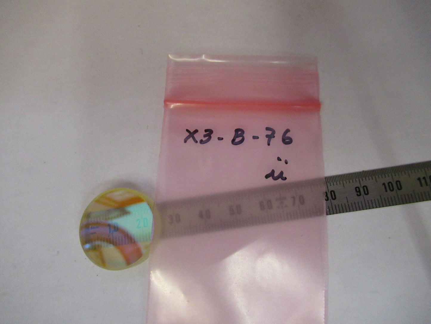 OPTICAL DICHROIC MIRROR COATED LASER OPTICS X3-B-76