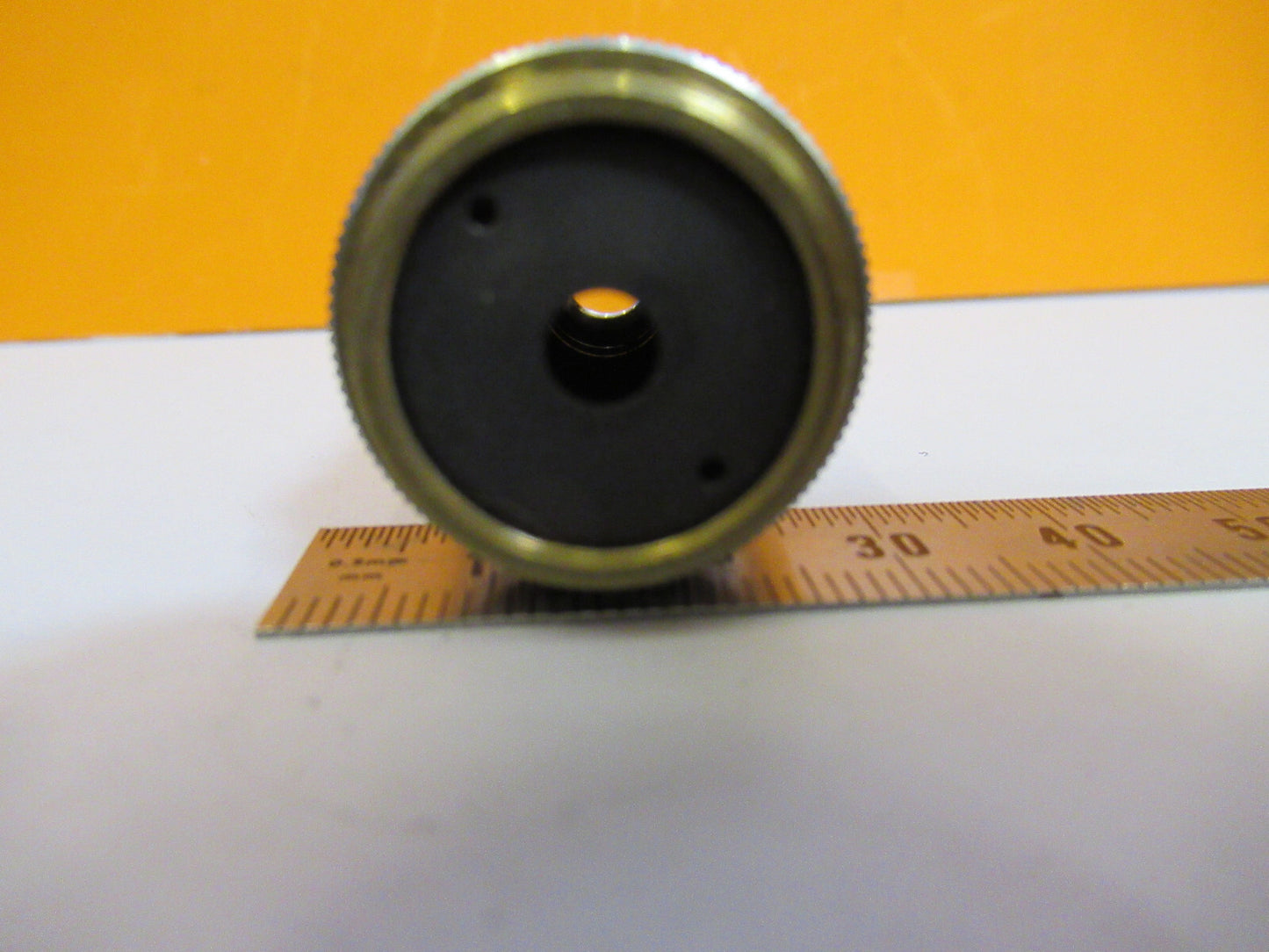 MICROSCOPE INDUSTRIAL OBJECTIVE BAUSCH LOMB FLAT FIELD 100X OPTICS AS IS Y3-A-90