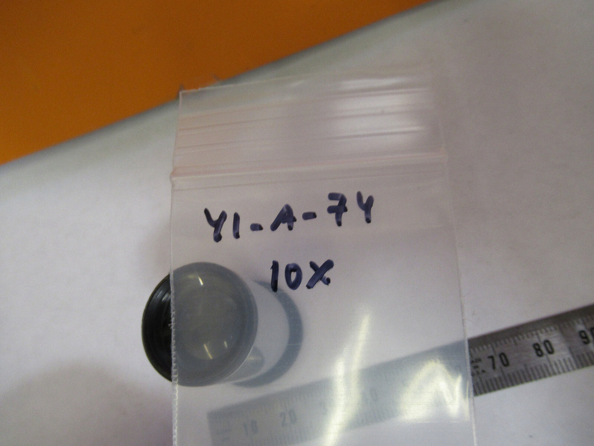 ANTIQUE ERNST LEITZ 10X EYEPIECE OCULAR MICROSCOPE PART AS PICTURED Y1-A-74