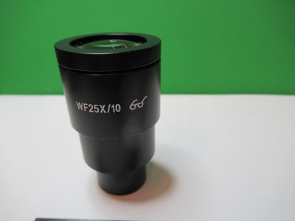 SZM EYEPIECE WF25X/10 EP25X30E OPTICS MICROSCOPE PART AS PICTURED &83-B-48