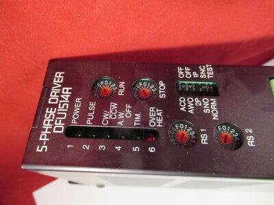 VEXTA NANOSTEP 5-PHASE DRIVER DFU1514A STEPPER MOTOR CONTROL AS IS &13-26