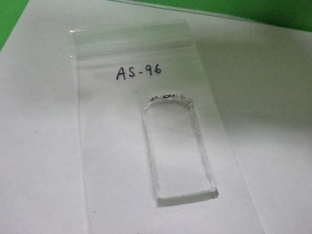 SYNTHETIC QUARTZ CRYSTAL Q FACTOR SLAB GROWTH FREQUENCY CONTROL AS IS #AS-96