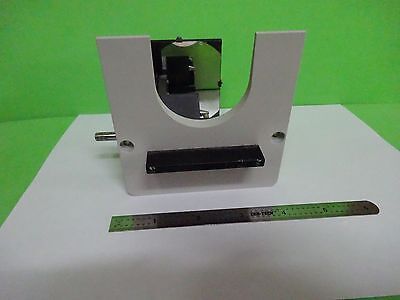 MICROSCOPE PART POLYVAR REICHERT LEICA MIRROR ASSEMBLY OPTICS AS IS BIN#W2-07