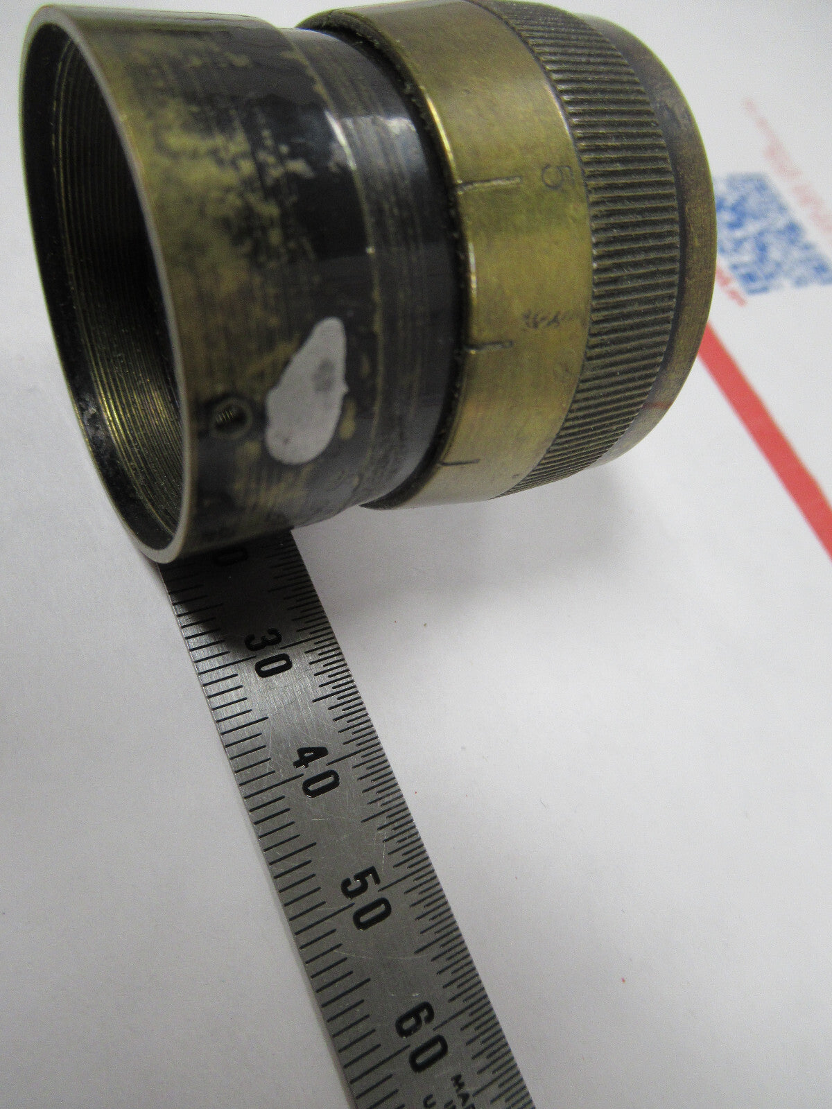 Rare Brass Ocular Eyepiece Antique Optics Lens