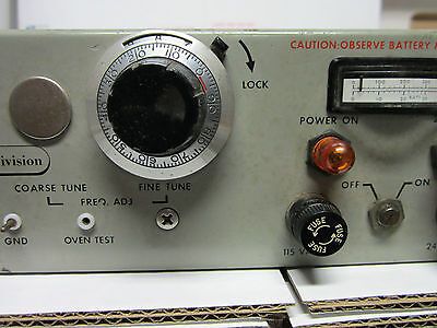 HALLICRAFTERS MANSON LAB ULTRA STABLE QUARTZ OSCILLATOR 1 MHz FREQUENCY STANDARD