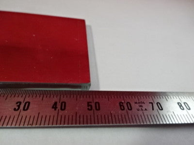LEICA DMR GERMANY SQUARE MIRROR ILLUMINATOR MICROSCOPE PART OPTICS AS IS &98-48