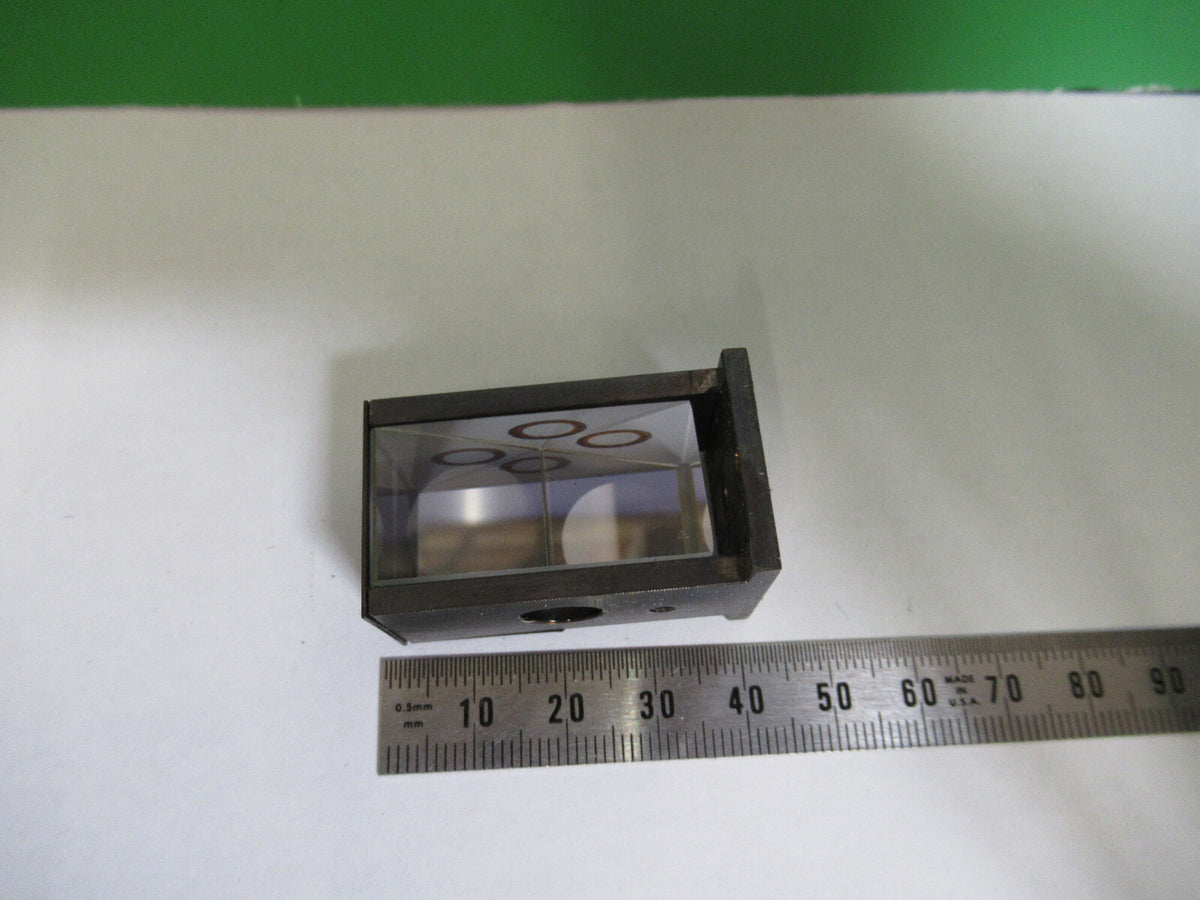 BAUSCH LOMB GLASS PRISM OPTICS MICROSCOPE OPTICAL PART AS PICTURED 98-A-11