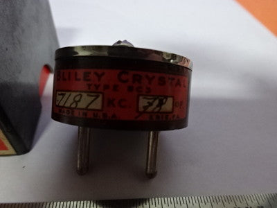 BLILEY ELECTRIC BC3 7187 KC FREQUENCY QUARTZ RESONATOR AS PICTURED &AB-01