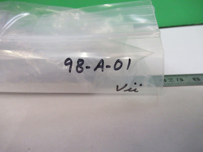 OPTICAL GLASS PRISM MOUNTED [chipped] MICROSCOPE OPTICS PART AS PICTURED 98-A-01