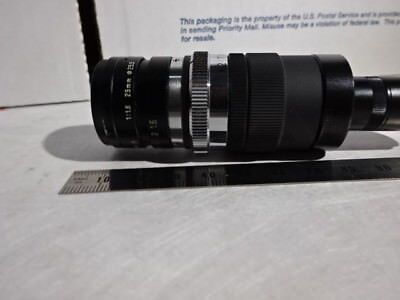 OPTICAL CAMERA + LENS EXTENDER ASSEMBLY LASER VIEWER OPTICS AS IS &96-21
