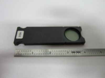 MICROSCOPE NIKON JAPAN NEUTRAL DENSITY FILTER SLIDE OPTICS BIN#A1-M-52