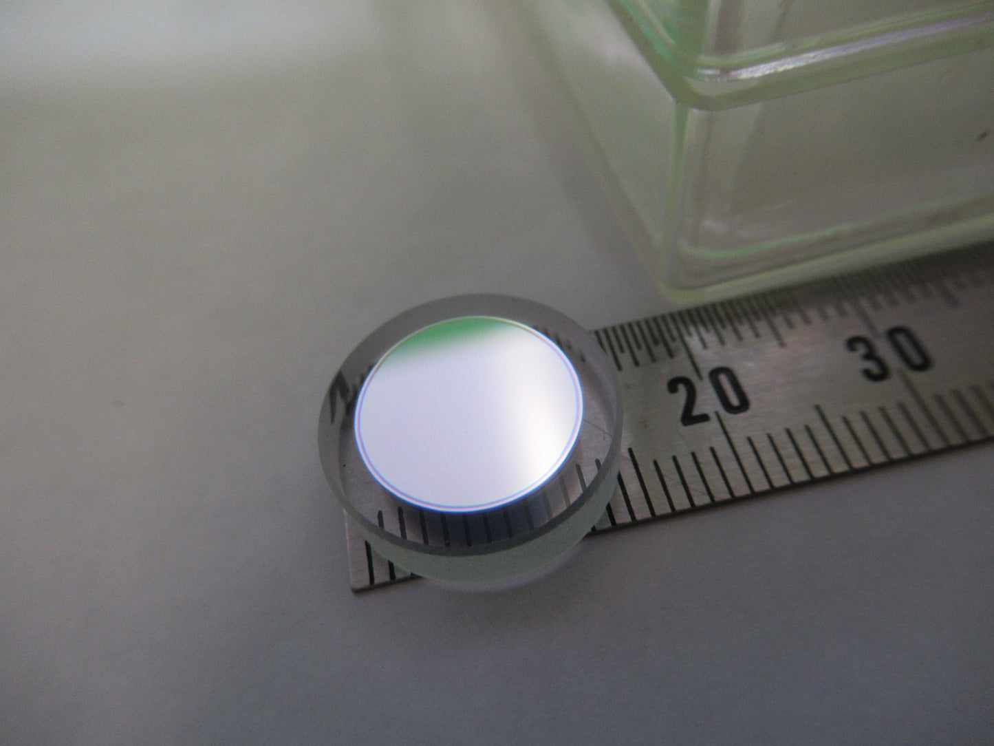 OPTICAL SPECTRA PHYSICS COATED MIRROR LENS PHOTONICS OPTICS AS PICTURED T6-B-34